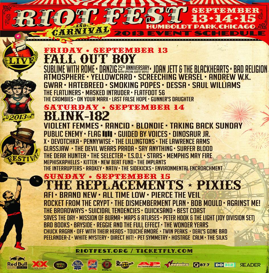 Live Review: Riot Fest 2015 in Chicago - RABBITS BLACK