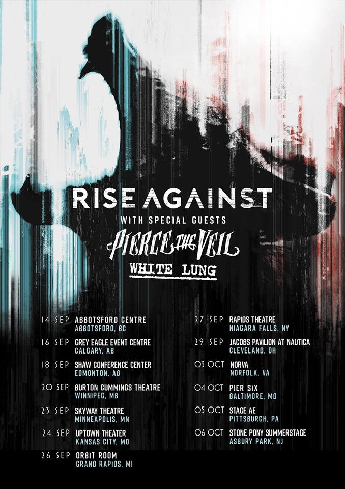 Rise Against Announces Fall 2017 Headline Tour Pursuit Of Dopeness
