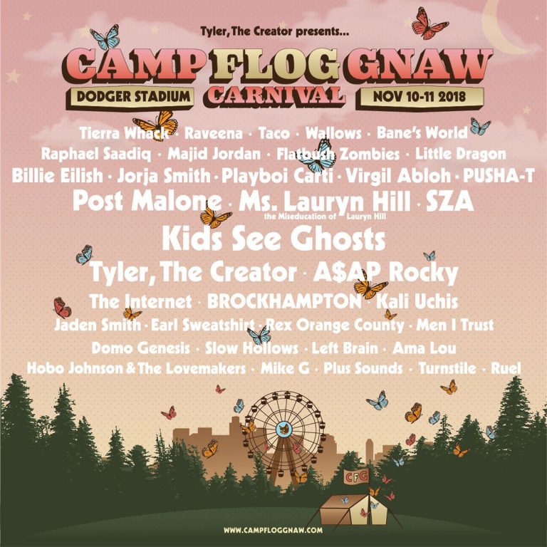 Camp Flog Gnaw 2018 Lineup Announced feat. Kanye West + Kid Cudi, ASAP