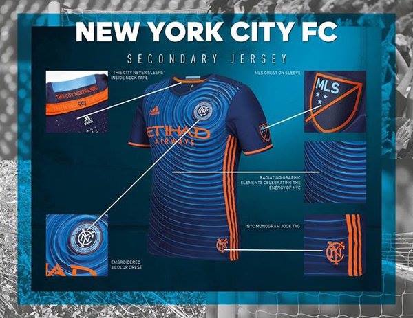 New York City FC Reveals New 2016 Secondary Jersey