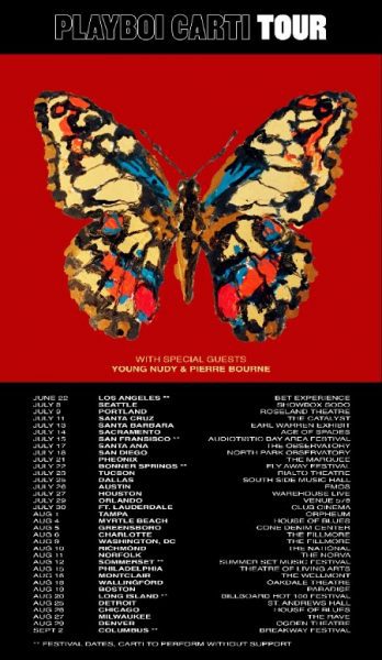 Playboi Carti Announces 2018 Summer North American Tour - Pursuit Of  Dopeness