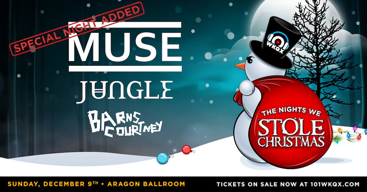101WKQX Announce Night 5 of The Nights We Stole Christmas feat. Muse