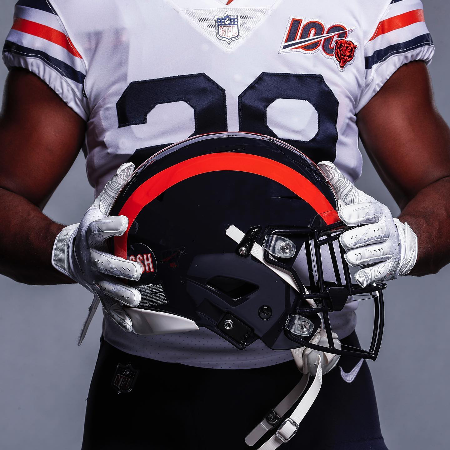 Bears unveil new throwback uni: White jersey, striped socks and no  'Wishbone C' - Chicago Sun-Times