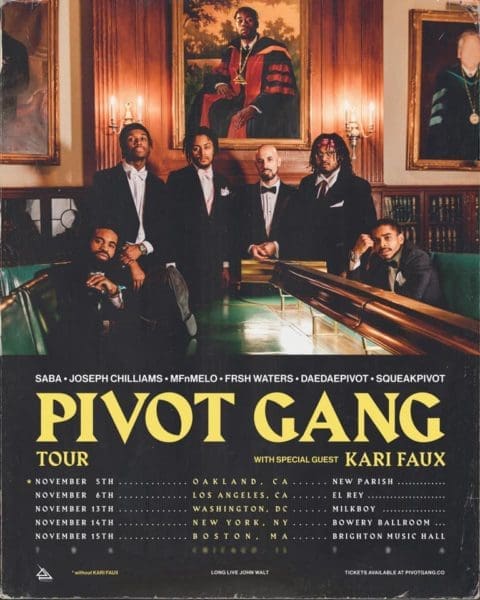 PIVOT Gang Announces Fall 2019 Tour With Special Guest Kari Faux