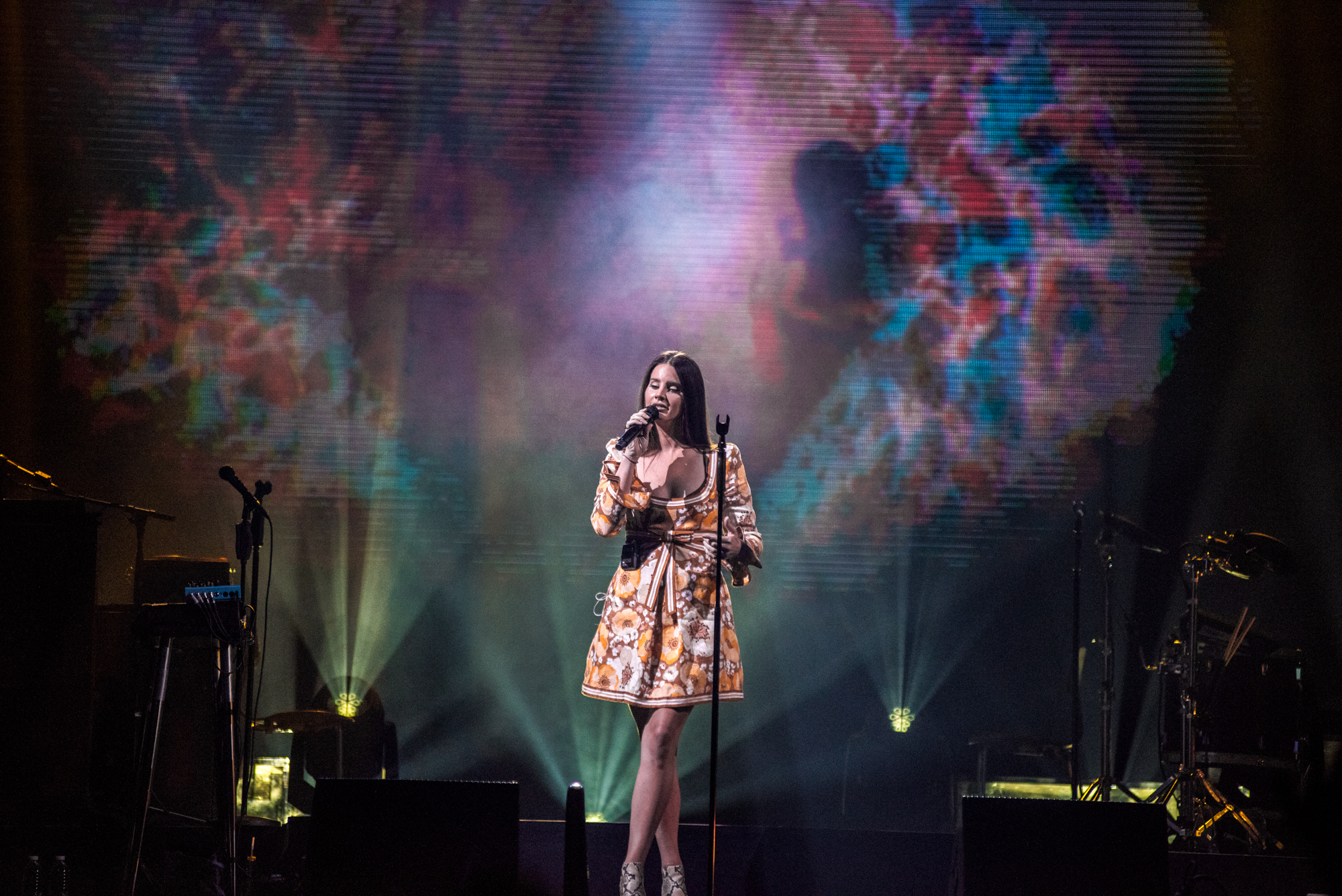 Lana singing Night Shift with Lucy Dacus in Chicago on November 8, 2019 :  r/lanadelrey