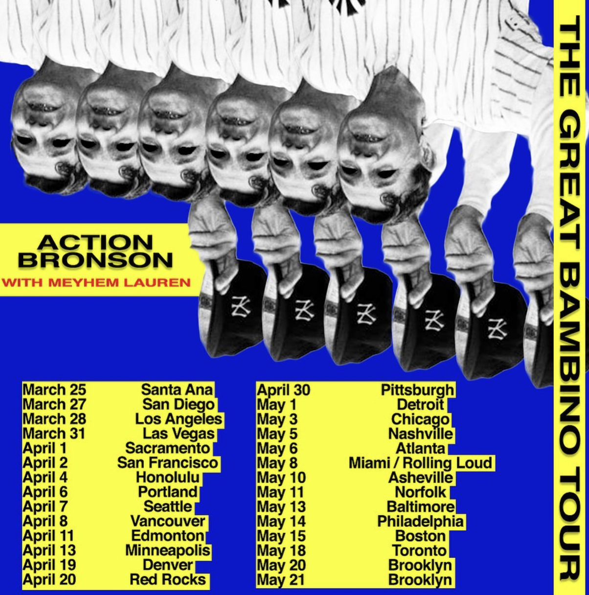 Action Bronson, Alchemist, Earl Sweatshirt 2022 Tour Dates