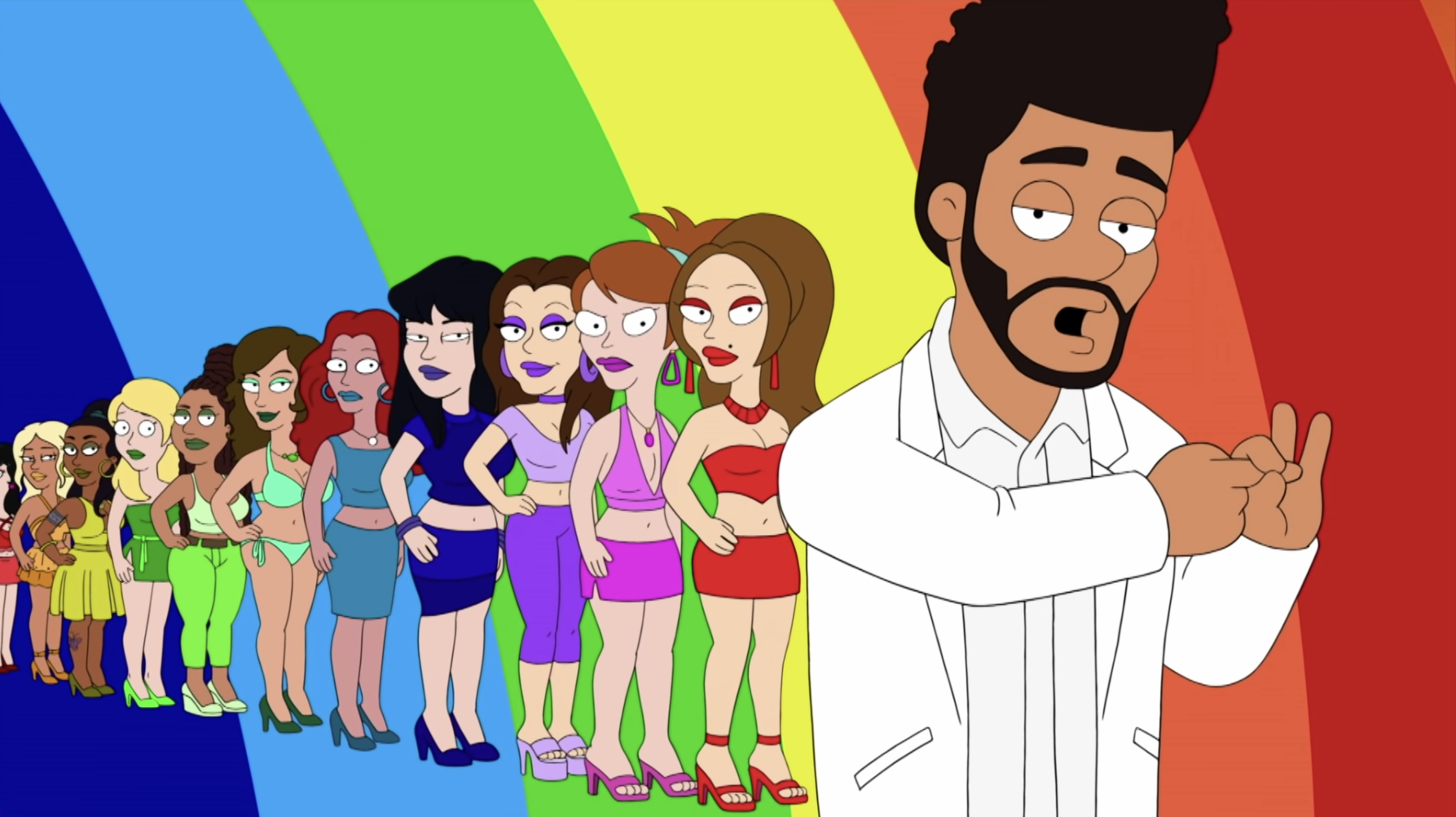 I sing the newest song. The Weeknd American dad. The Weeknd американский папаша. The Weeknd Dark Secret American dad. Starboy American dad.