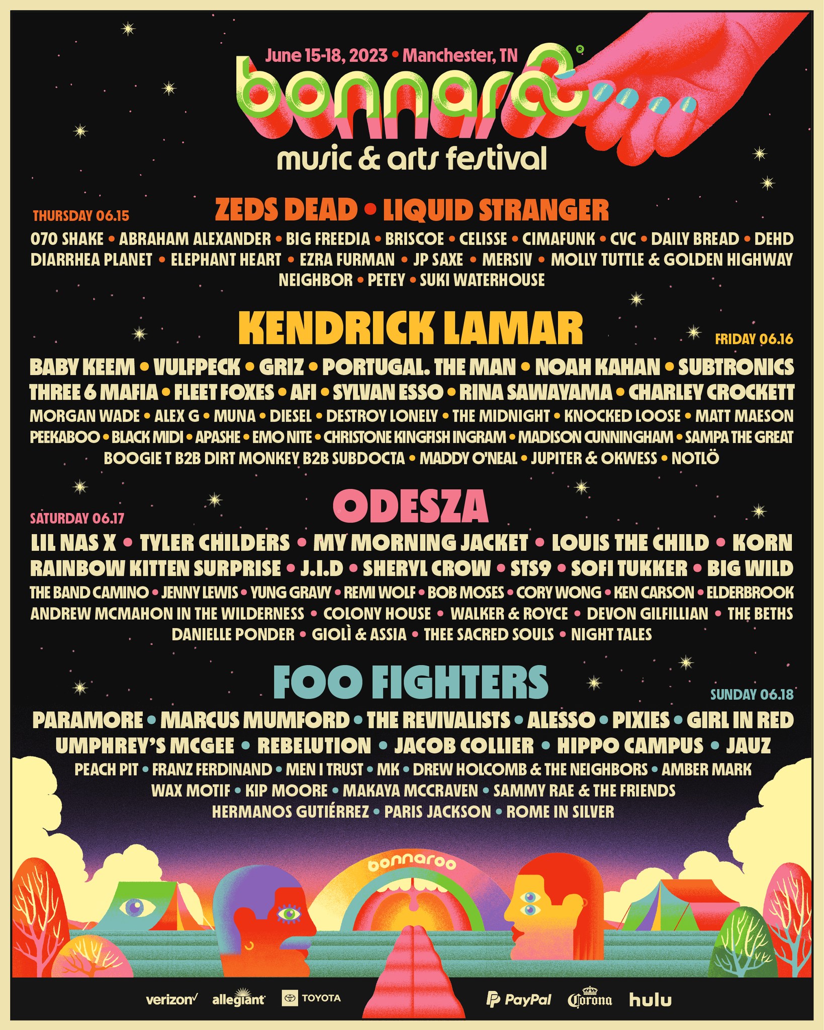 Kendrick Lamar among headliners for 2023 Lollapalooza